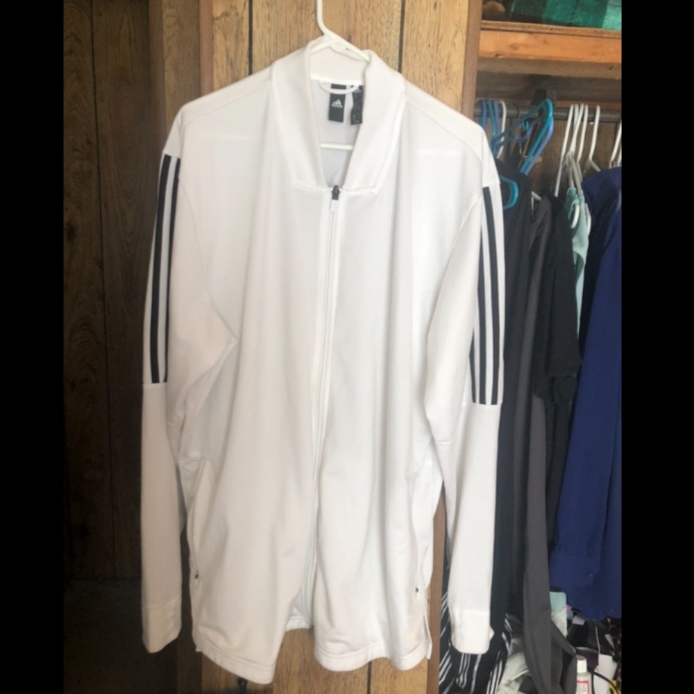 White Adidas Jacket